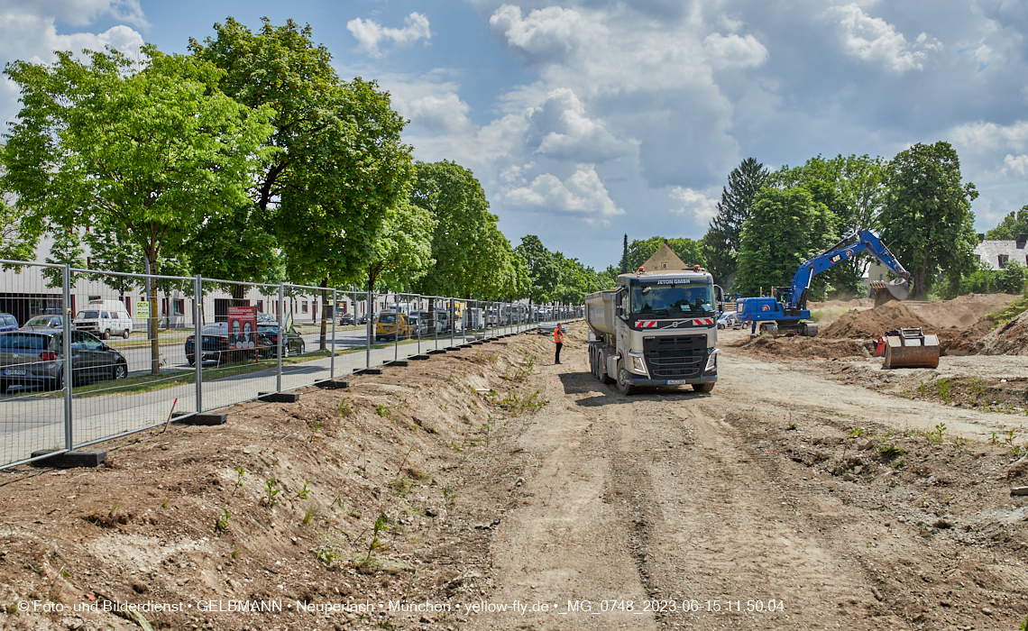 15.06.2023 - Abriss und Neubau der Maikäfersiedlung in Berga am LAim und Neuperlach